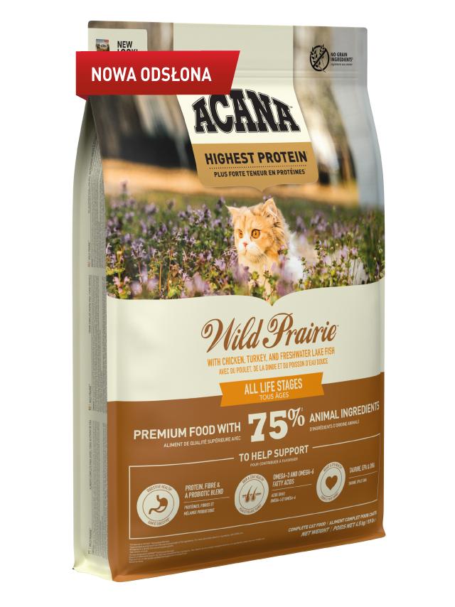 ACANA Wild Prairie Cat 4,5kg/Opakowanie uszkodzone (9551)!!!