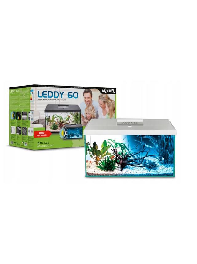 AQUAEL Zestaw Akwariowy Leddy 60 Biały D&N 2.0