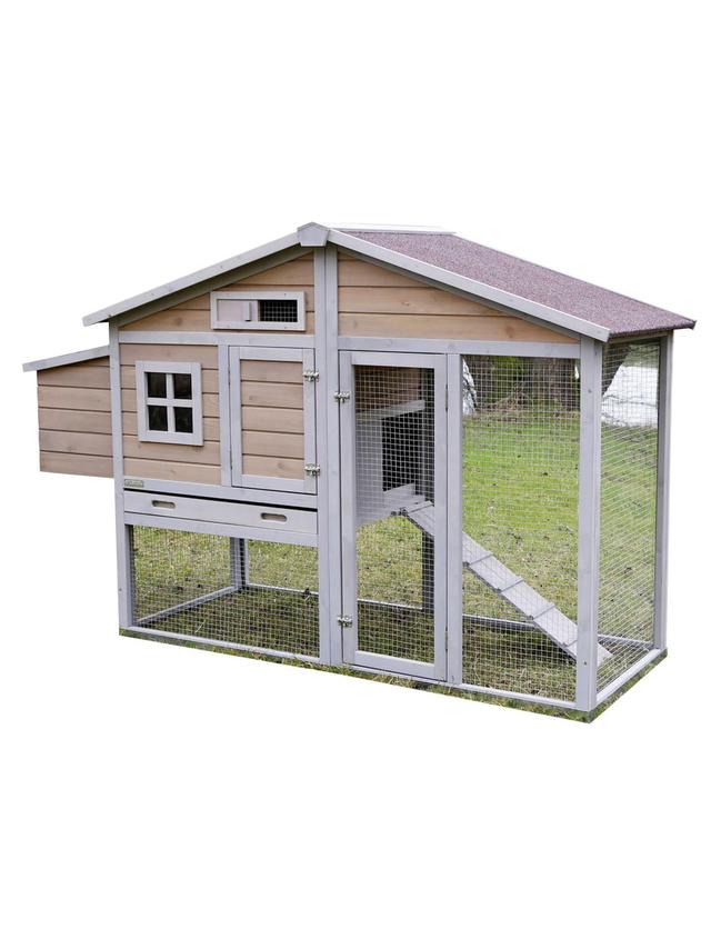 KERBL Domek dla kur z wybiegiem, 181x65x118cm