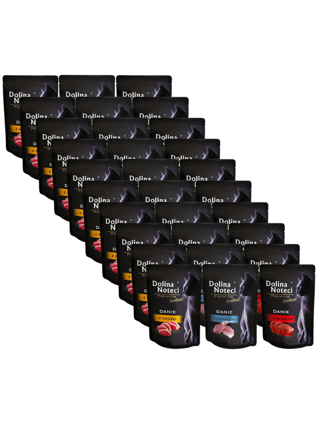 Dolina Noteci Premium Sterilised danie Mix Smaków 30x85 g