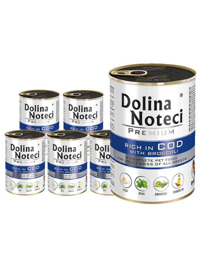Dolina Noteci Premium Dorsz z brokułami 12x400g