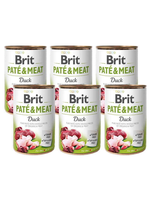 BRIT PATE & MEAT DUCK 6x400g