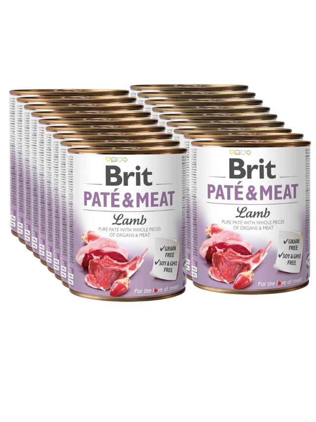 BRIT PATE & MEAT LAMB 18x800g