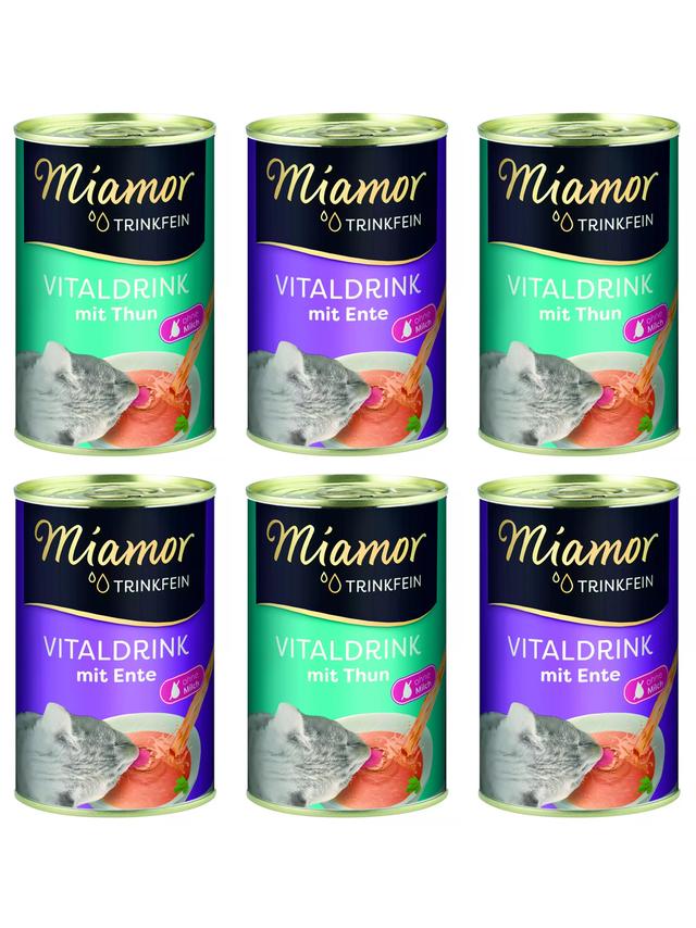 Miamor VitalDrink Mix smaków 6x135ml