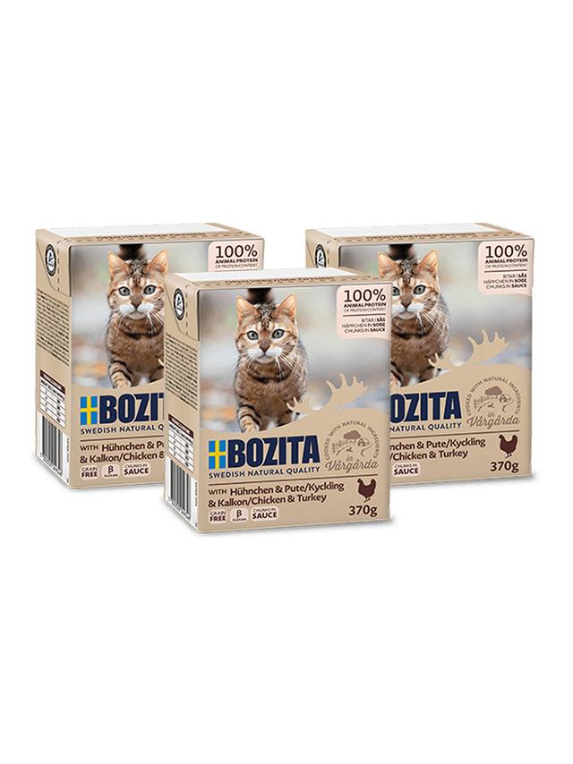 BOZITA Cat Kurczak I Indyk W Sosie 3x370g