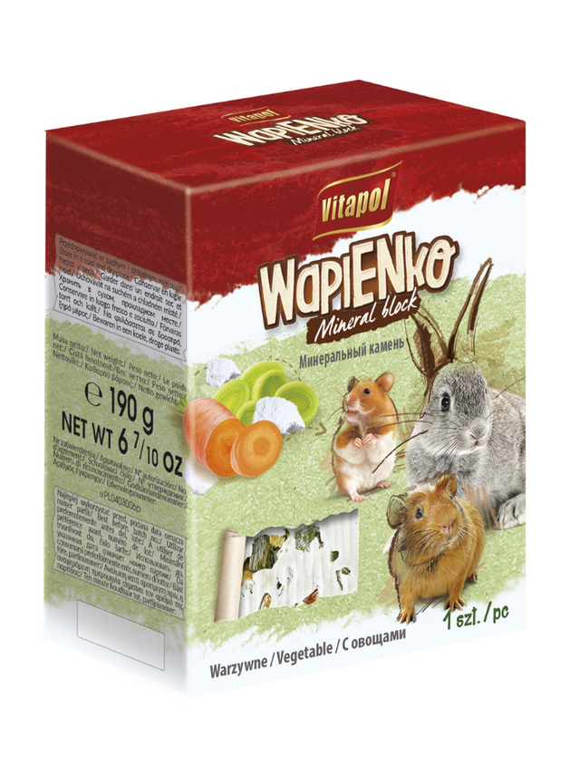 VITAPOL Wapienko dla gryzoni warzywne XL 190g