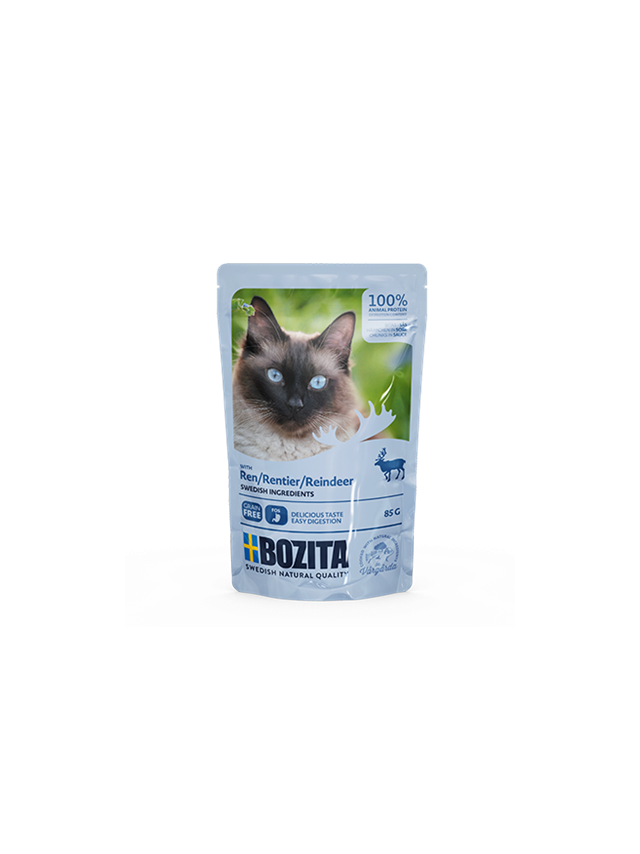 BOZITA Kawałki w sosie z reniferem (saszetka) 85g