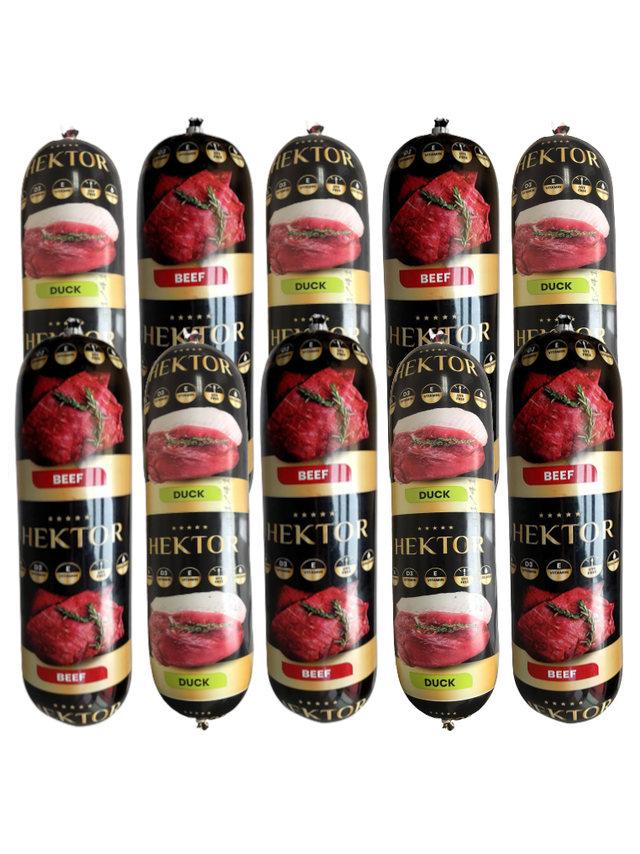 Karma Premium Hektor baton dla psa Mix Kaczka-Wołowina 30x900g