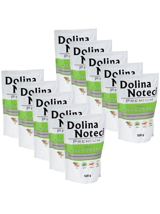 Dolina Noteci PREMIUM bogata w dziczyznę 10 x 500g