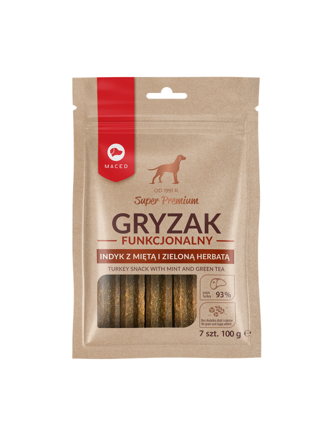 MACED Gryzak z miętą i herbatą 100 g