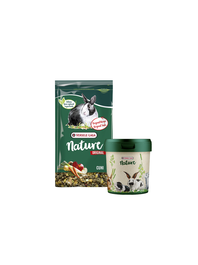 VERSELE-LAGA Cuni Nature Original  2,5kg - dla królików miniaturowych + pojemnik GRATIS !!!