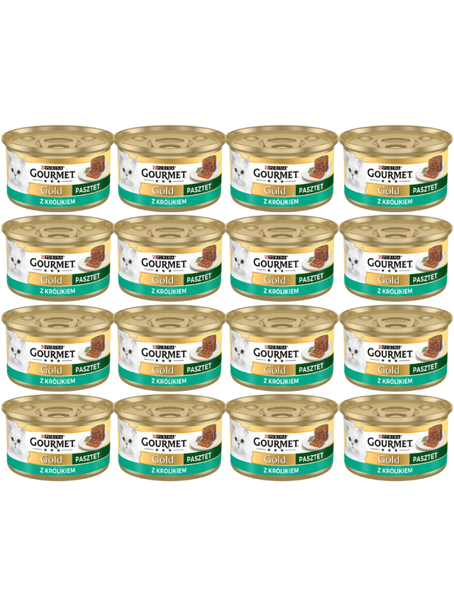 Purina Gourmet Gold pasztet z królikiem 48x85g