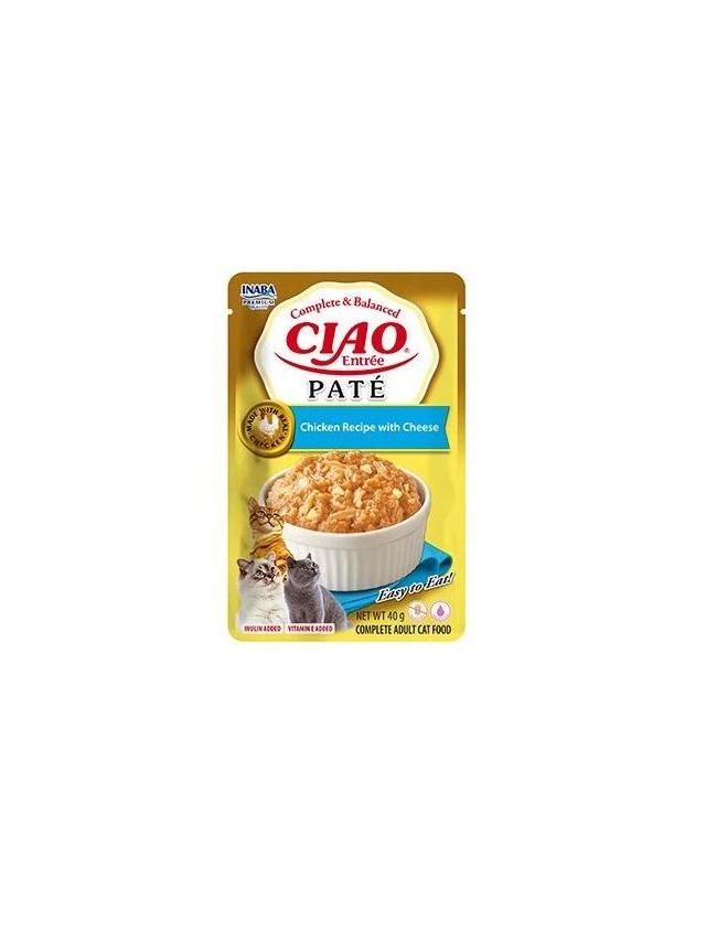 INABA CAT CIAO ENTRÉE PATE- kurczak i ser 40g