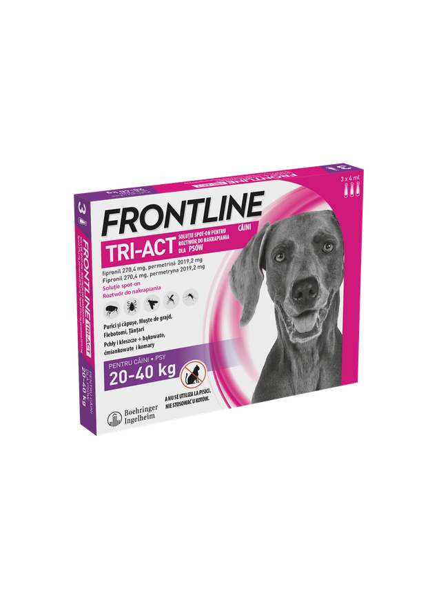 FRONTLINE Tri-Act L 20-40kg (pipeta 3 x 4ml)