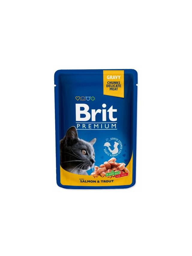 BRIT Cat ŁOSOŚ i PSTRĄG 100g