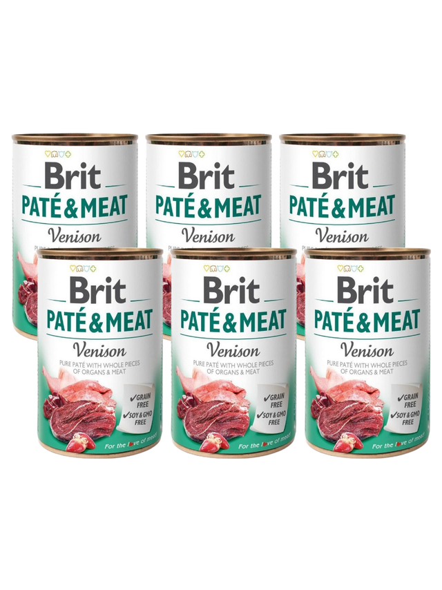 BRIT PATE & MEAT VENISON 6x400g