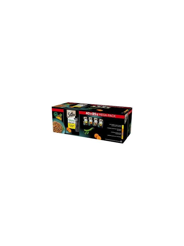 Sheba Nature's Collection Drobiowe Smaki w galaretce - mokra karma dla kota 40x85g