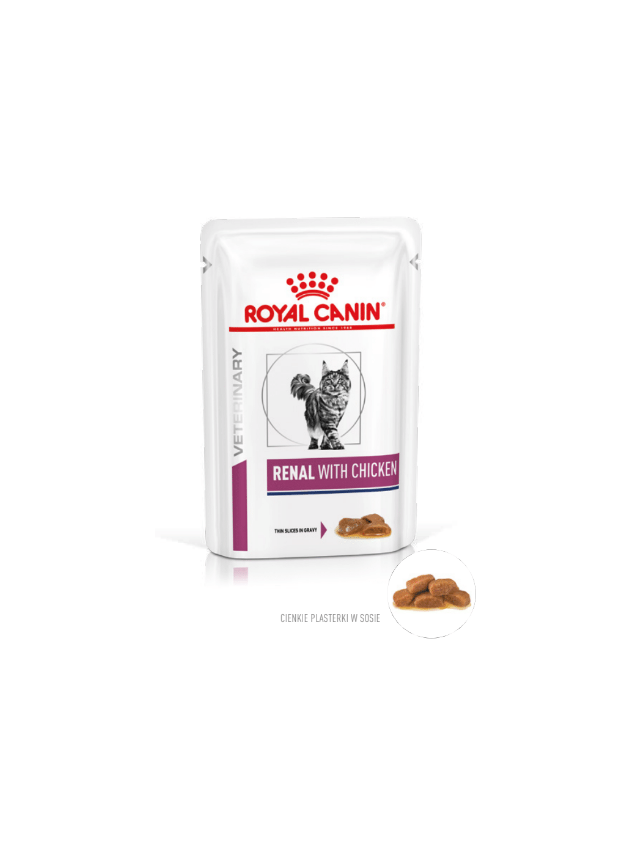 ROYAL CANIN Renal with Chicken 24x85g saszetka