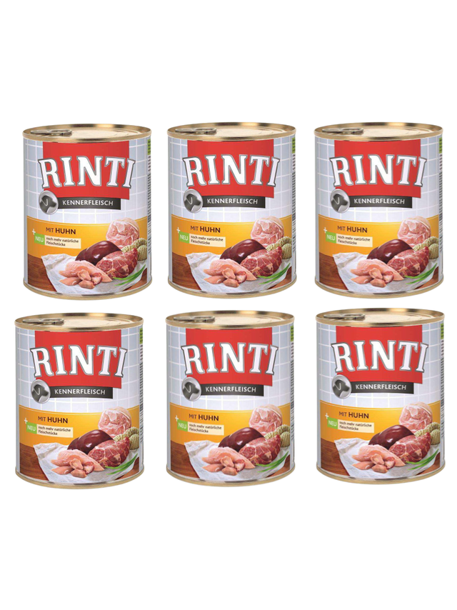 Rinti Kennerfleisch Huhn karma mokra dla psa - kurczak 24x800g