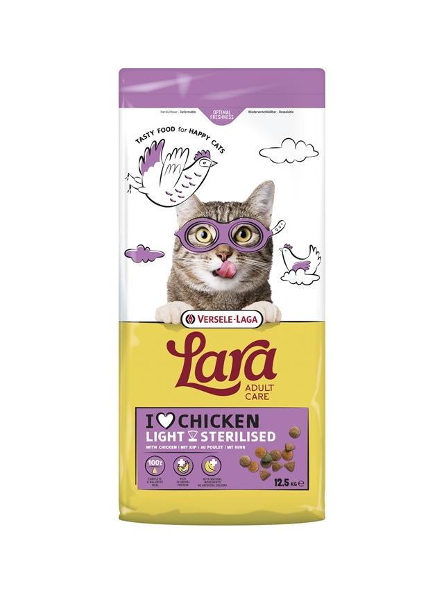 Versele-Laga Lara  Adult Light Sterilized 12,5kg - karma dla kotów sterylizowanych