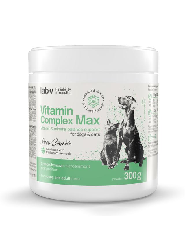 Vitamin Complex Max – Kompleks witamin i minerałów dla psów i kotów 300 g