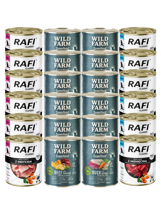DOLINA NOTECI / WILD FARM Mix Smaków 24x800g