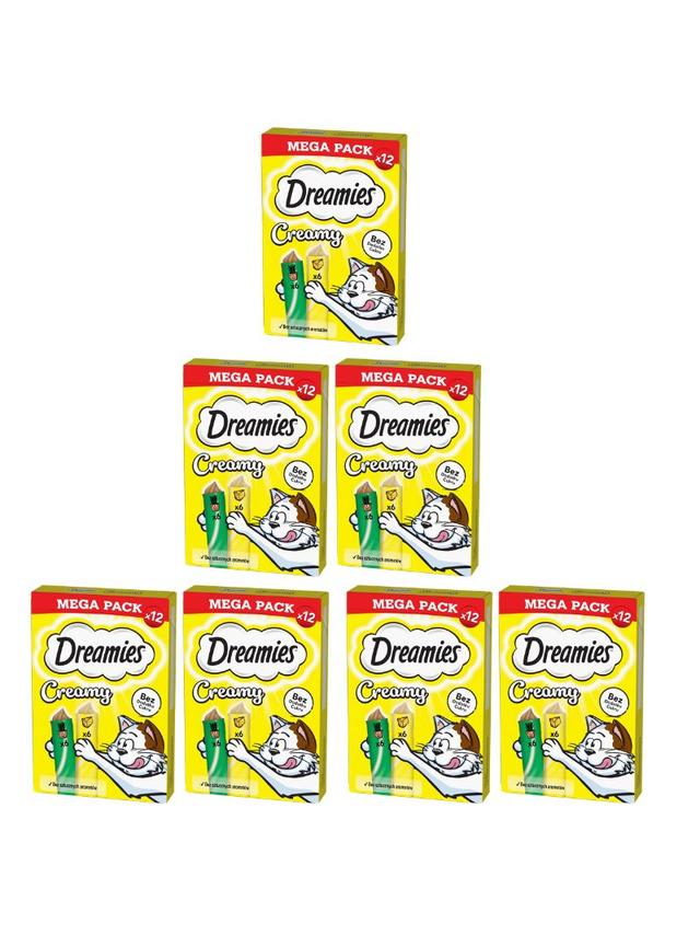 DREAMIES Creamy z serem i z kocimiętką (12x10g) x7