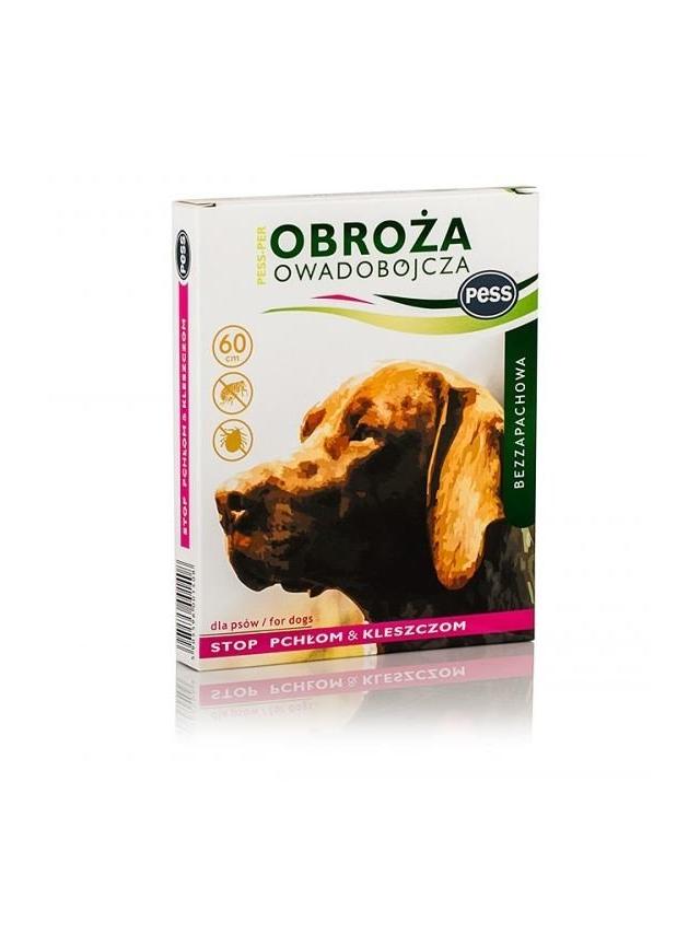 PESS Obroża owadobójcza bezzapachowa 60 cm dla psa