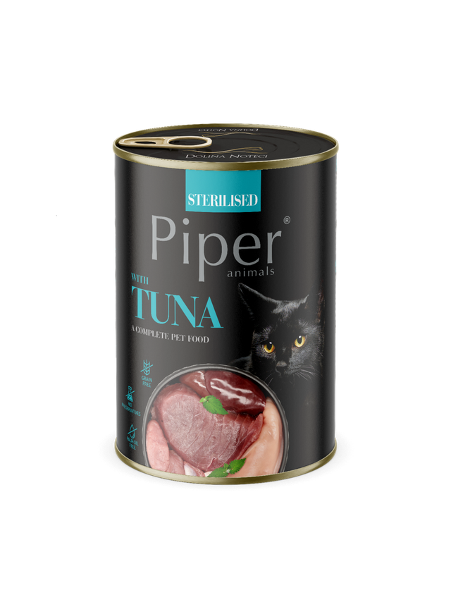 DOLINA NOTECI Piper dla kotów sterylizowanych z tuńczykiem 400g