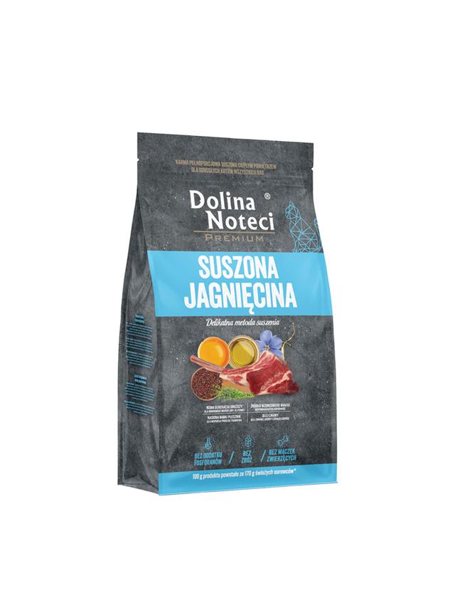 Dolina Noteci Premium Karma suszona dla kotów wszystkich ras jagnięcina 2 kg