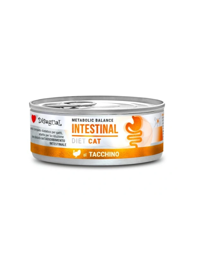 Disugual Karma mokra dla kota Weterynaryjna INTESTINAL Indyk (dorosły) 85g