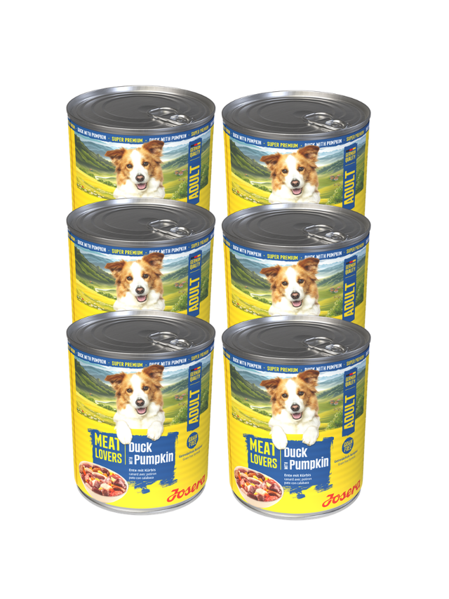 JOSERA Meatlovers Menu Kaczka z dynią 6x800g