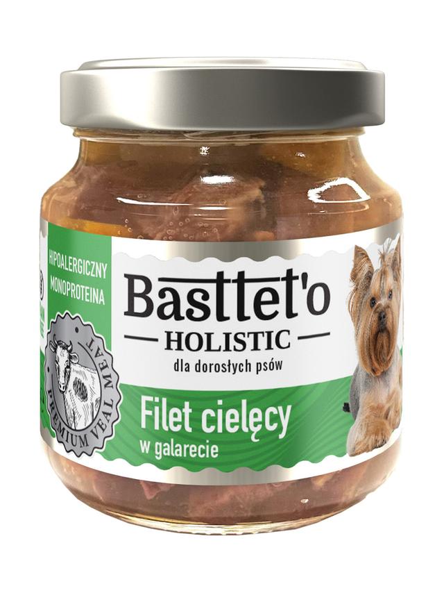 Basttet'o Holistic filet cielęcy w galarecie dla psów 130g