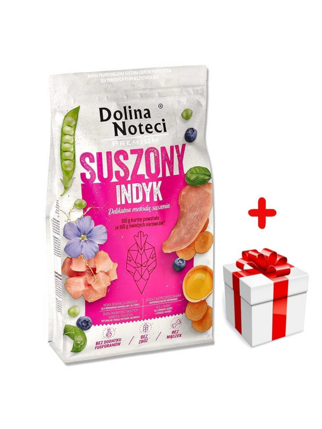DOLINA NOTECI Premium Indyk- karma suszona dla psa 9kg + niespodzianka dla psa GRATIS!