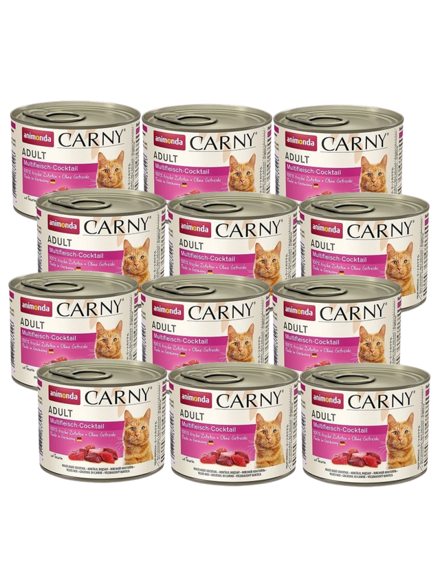 ANIMONDA Cat Carny Adult smak: multi koktajl mięsny 12 x 200g