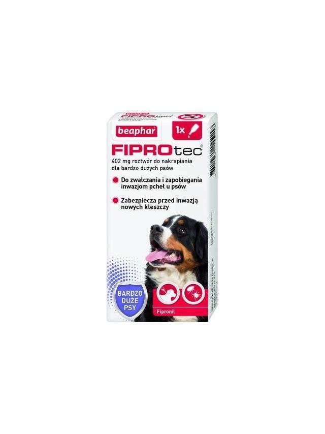 Fiprotec XL dla psów od 40 do 60 kg  - 402mg