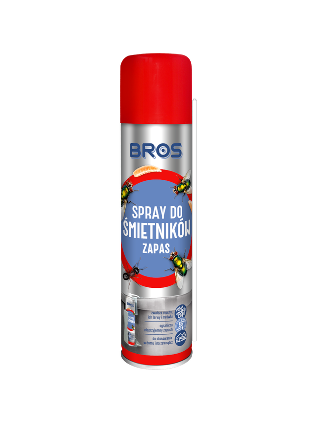 BROS - Spray do śmietników – zapas 400ml