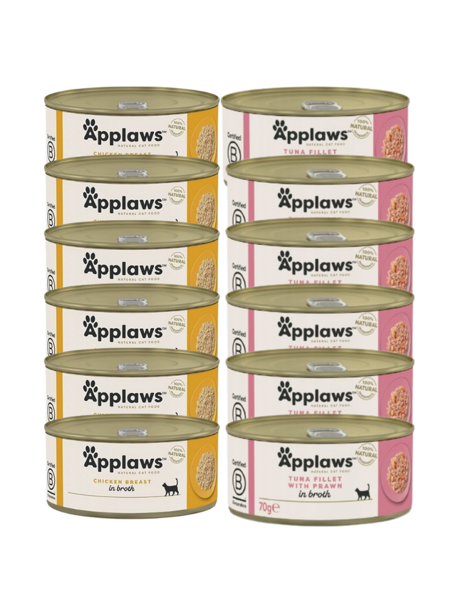 Applaws Cat Mix Smaków 12x70g PUSZKA