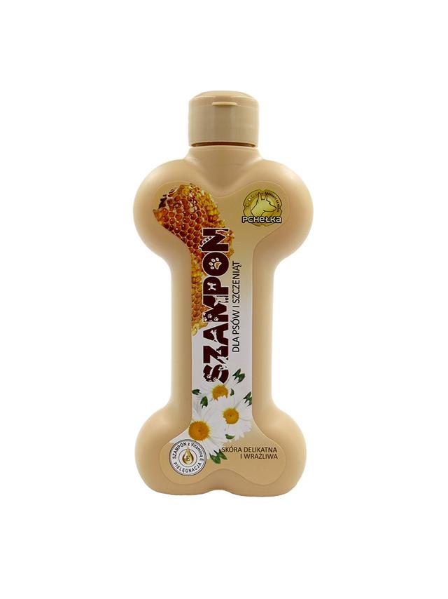 Pchełka szampon dla psów i szczeniąt miód + rumianek 200 ml