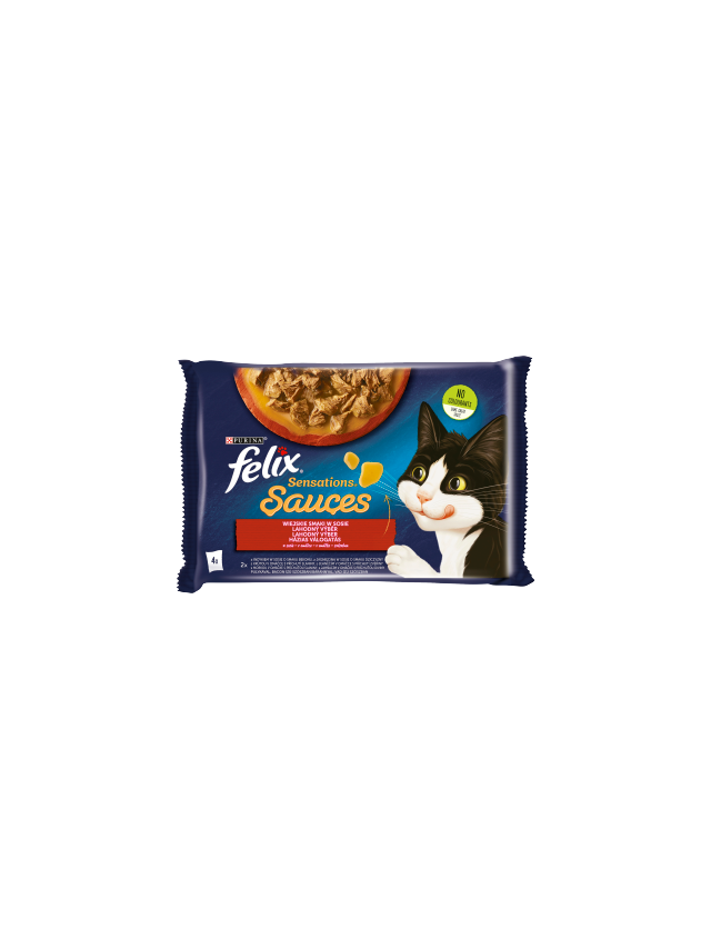 FELIX Sensations Sauce Karma dla kotów wiejskie smaki w sosie 4x85g