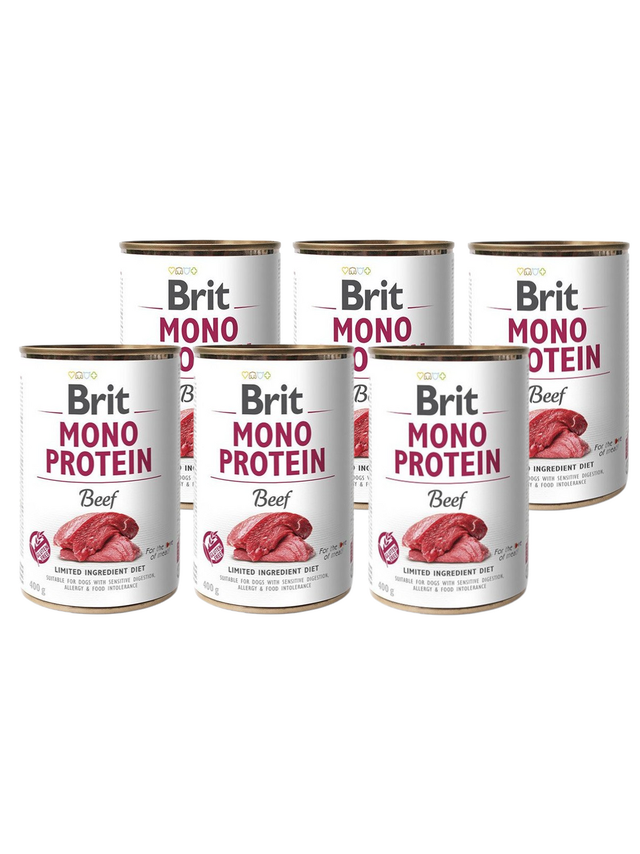 BRIT MONO PROTEIN BEEF 6x400g