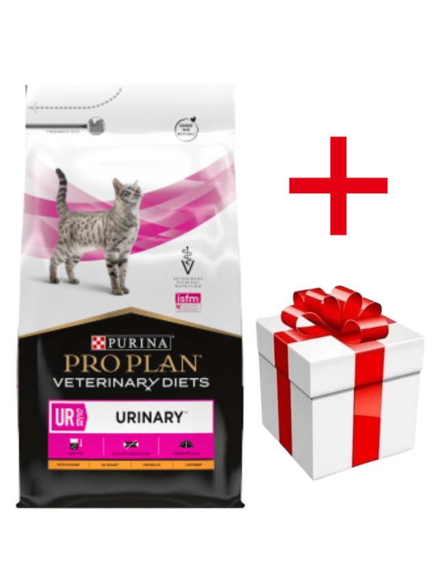 PRO PLAN Veterinary Diets UR St/Ox Urinary Karma sucha dla kota 5kg+ niespodzianka dla kota GRATIS!