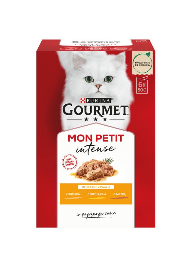 GOURMET mon Petit Pokarm dla kotów - MIX Drobiowy 6x50g