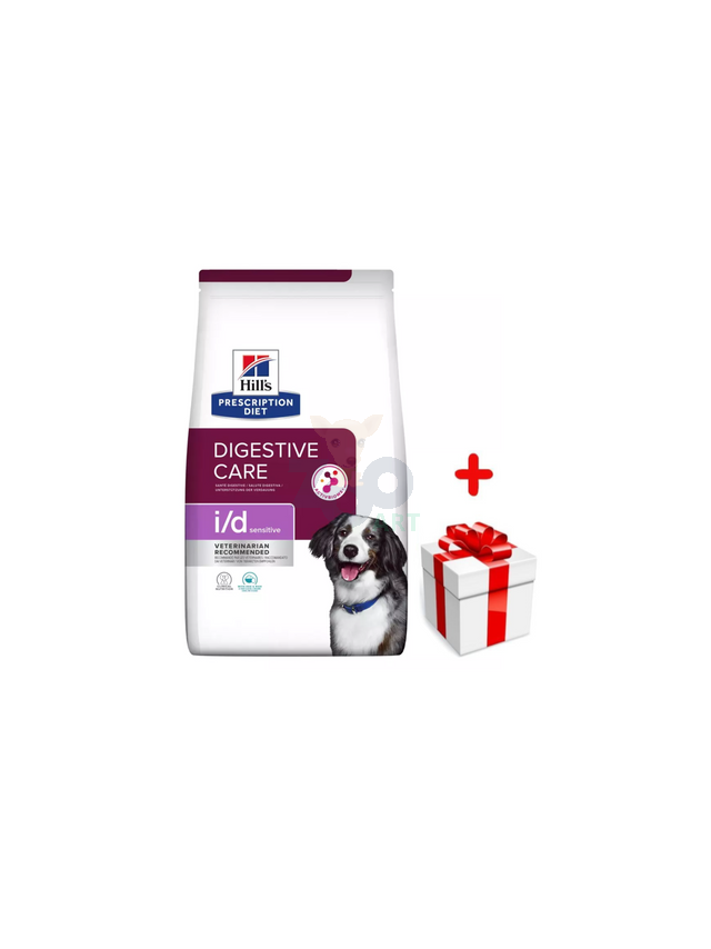 HILL'S PD Prescription Diet Canine i/d Sensitive 12kg + niespodzianka dla psa GRATIS!