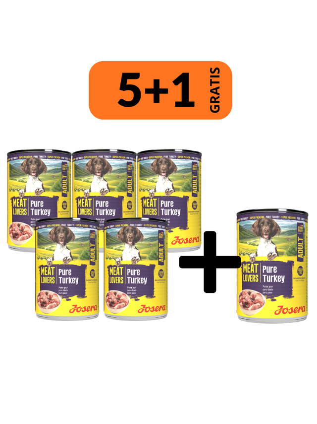 JOSERA Meatlovers Pure Indyk 6x400g