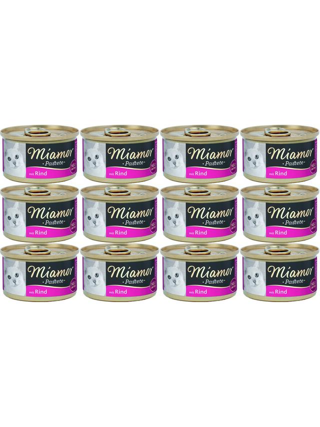 Miamor Pastete wołowina 12x85g puszka
