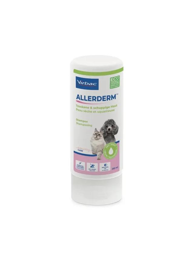 Virbac Allerderm szampon do skóry suchej i łuszczącej się dla psów i kotów 250 ml