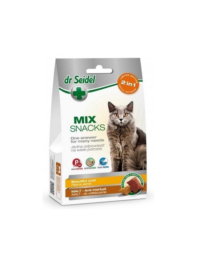 Dr Seidel Smakołyki 2w1 na piękną sierść & odkłaczanie 60g