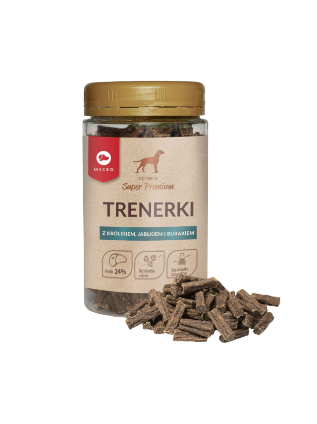 MACED Trenerki z królikiem, jabłkiem i burakiem 150g