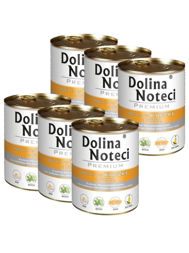 Dolina Noteci Premium Kaczka z dynią 6x800g